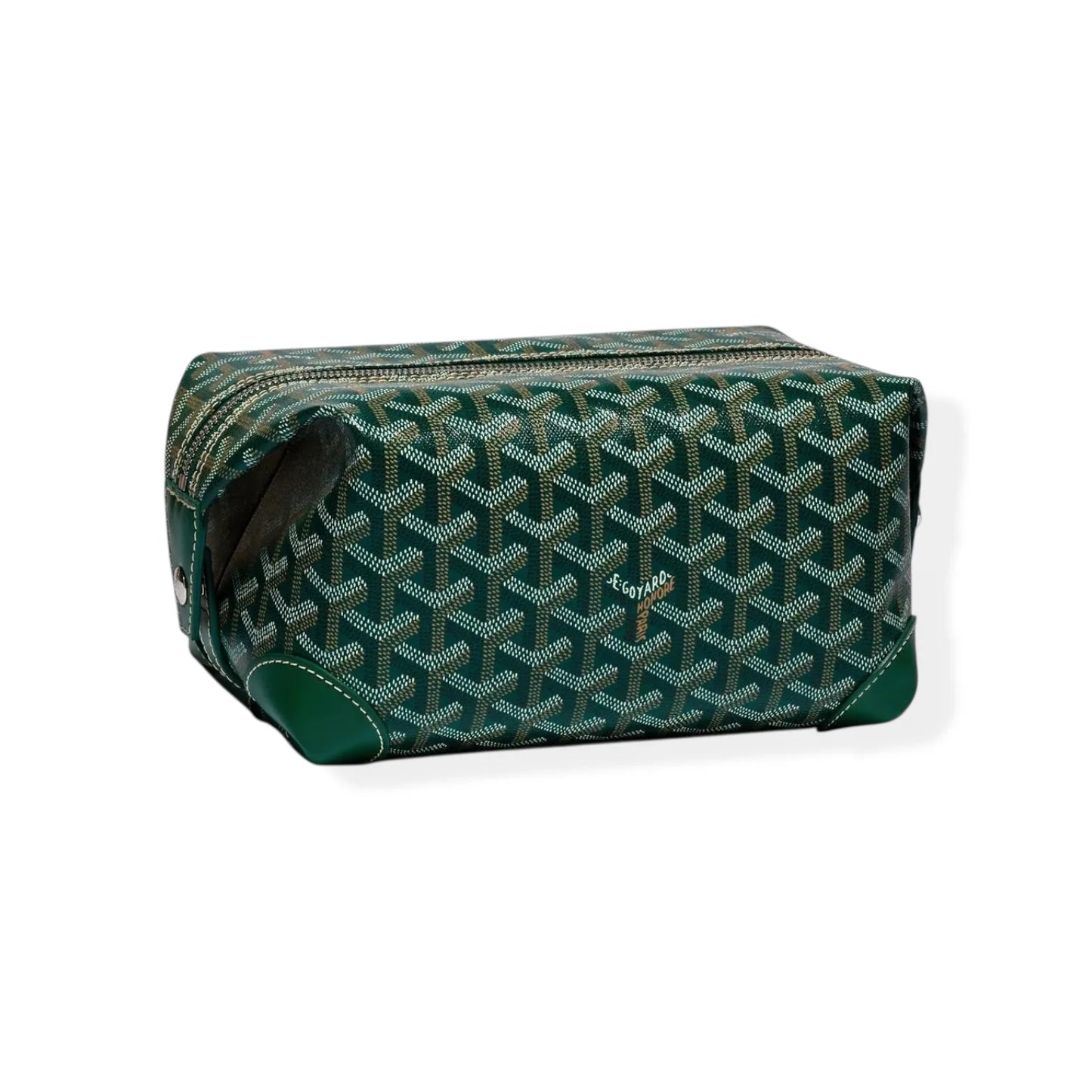 Goyard Bowling 25 Green Toiletry Bag