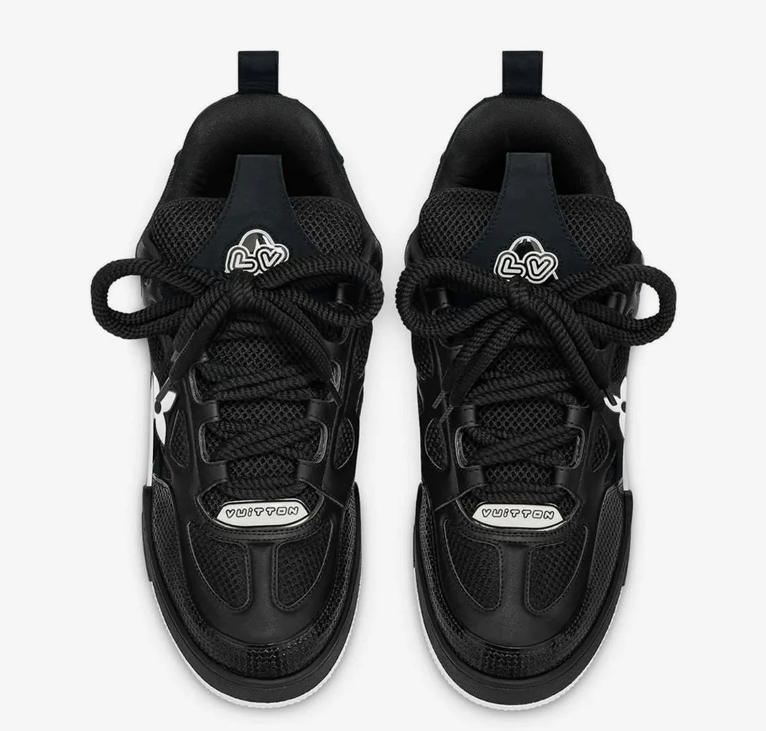 LV Skate ‘BLACK/WHITE’ Trainers