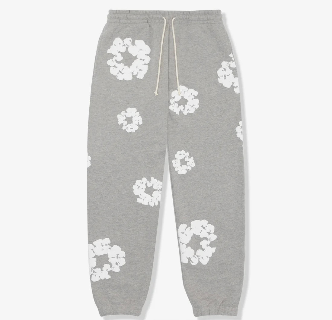 Denim Tears Cotton Wreath Sweatpants Grey
