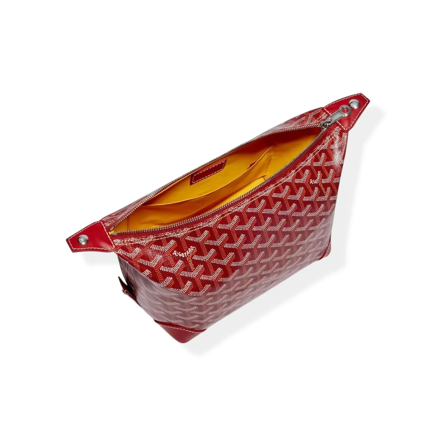 Goyard Bowling 25 Red Toiletry Bag