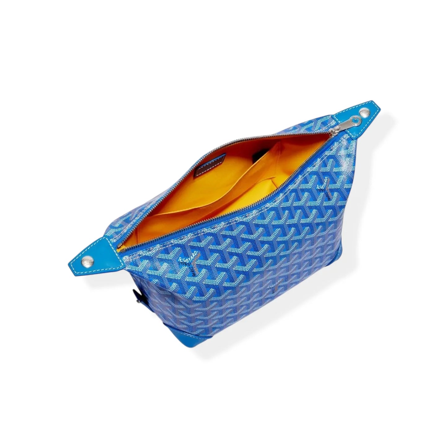 Goyard Bowling 25 Blue Toiletry Bag