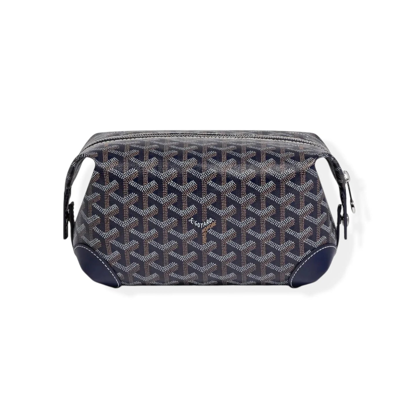 Goyard Bowling 25 Navy Toiletry Bag