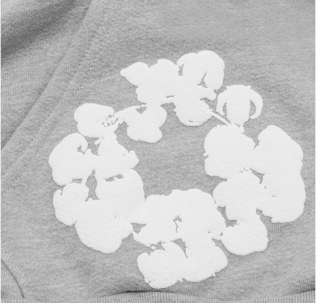 Denim Tears Cotton Wreath Hoodie Grey