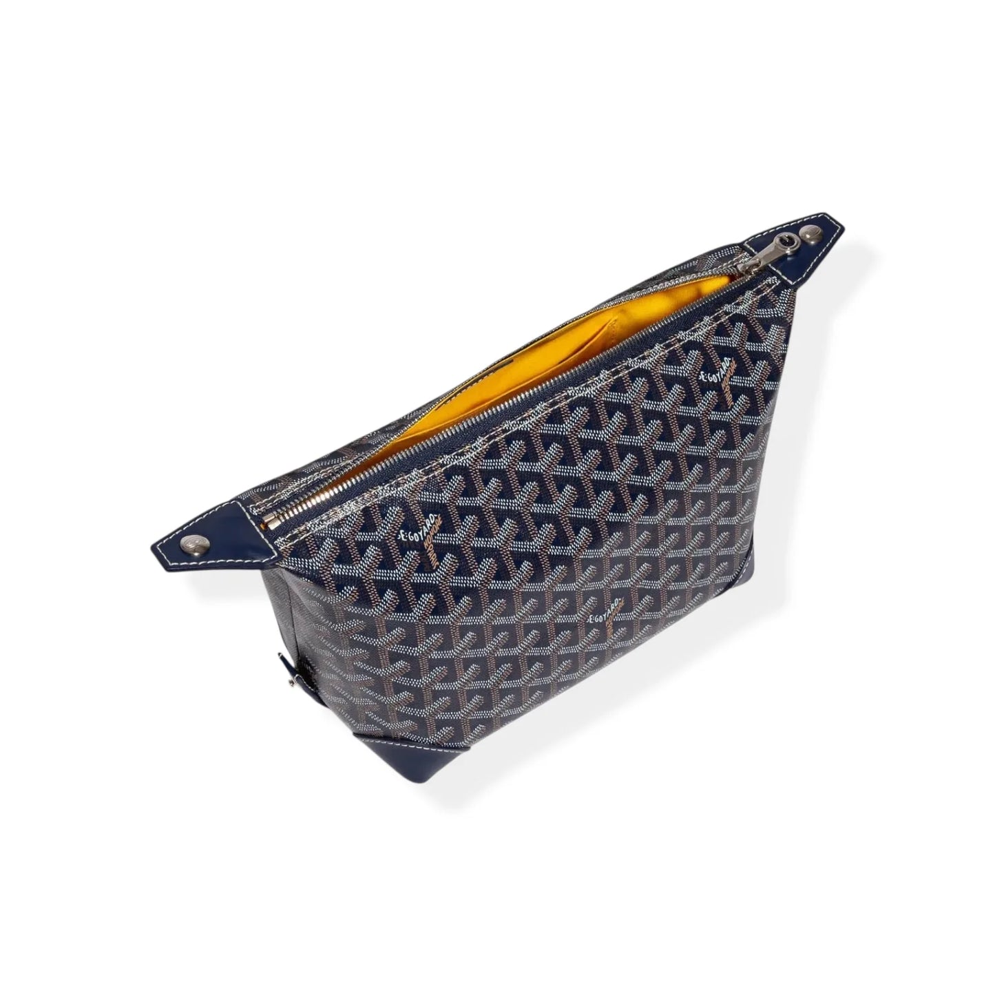 Goyard Bowling 25 Navy Toiletry Bag