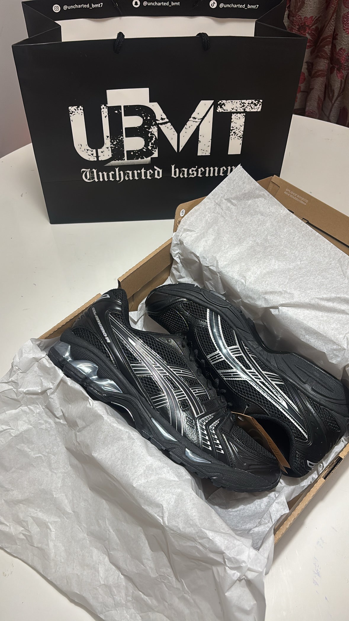ASICS GEL-KAYANO 14 BLACK PURE SILVER