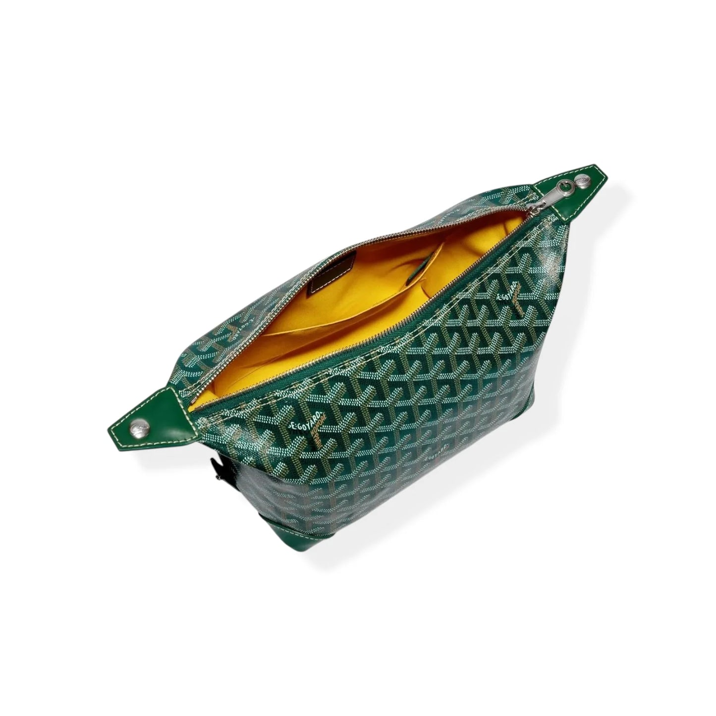 Goyard Bowling 25 Green Toiletry Bag