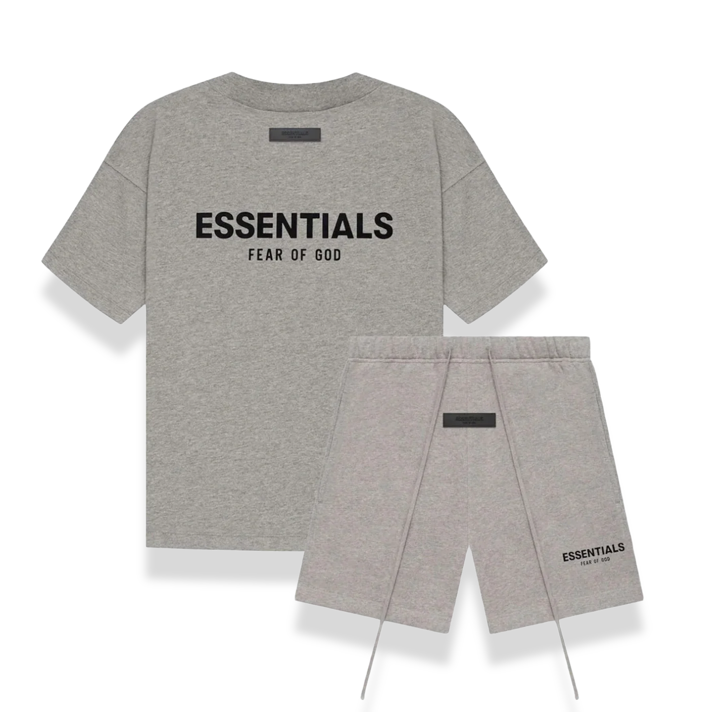 FOG Essentials Dark Oatmeal T-shirt + Shorts Set