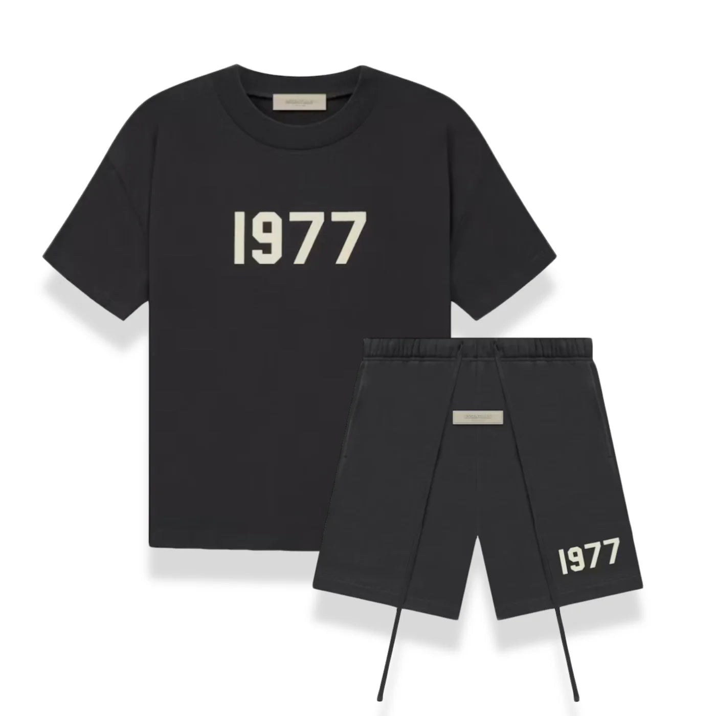 FOG Essentials 1977 Black T-shirt + Shorts Set