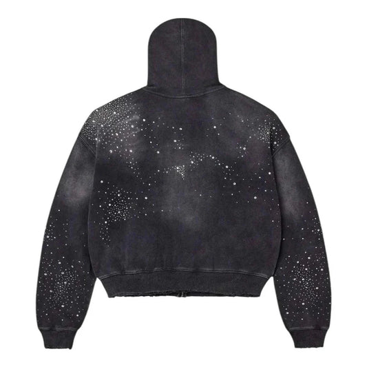 Vale Forever Classico Zip Up Hoodie Black