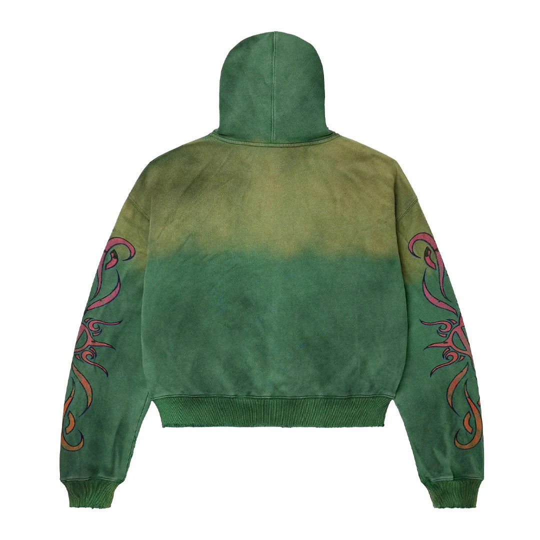 Vale Forever Inferno Zip Up Hoodie 'Green'