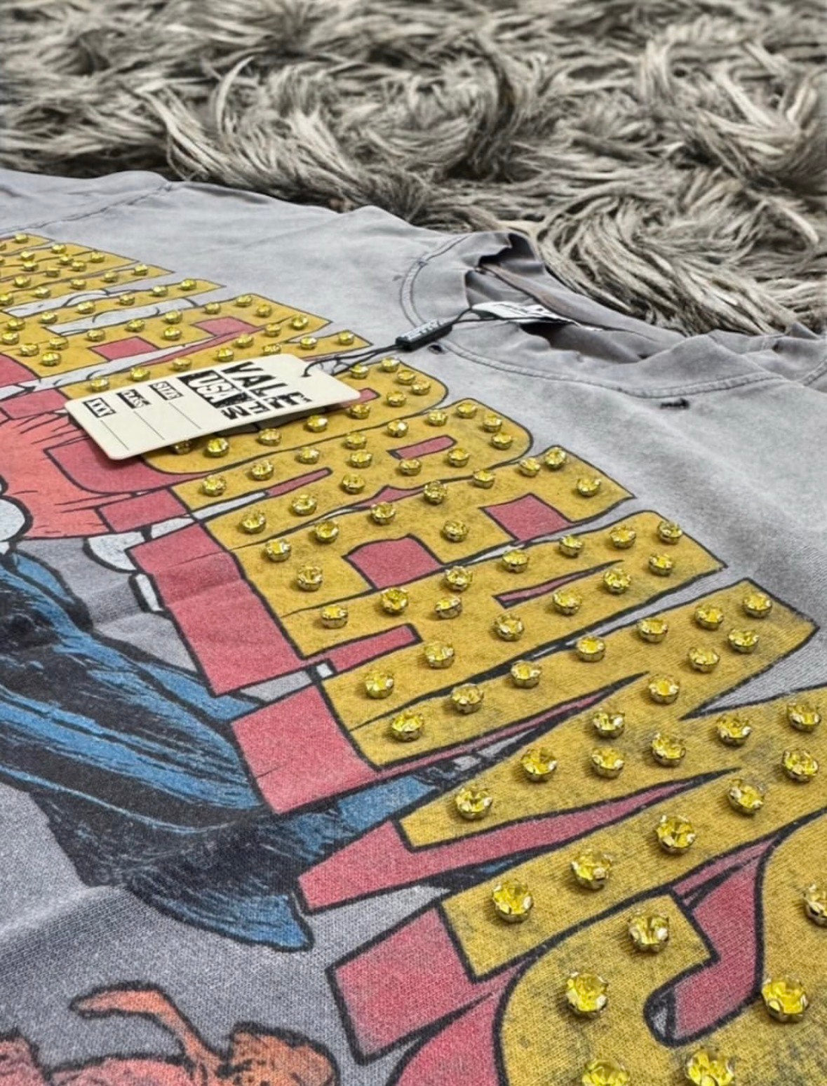 Vale Forever Chaos Bling Tee Grey