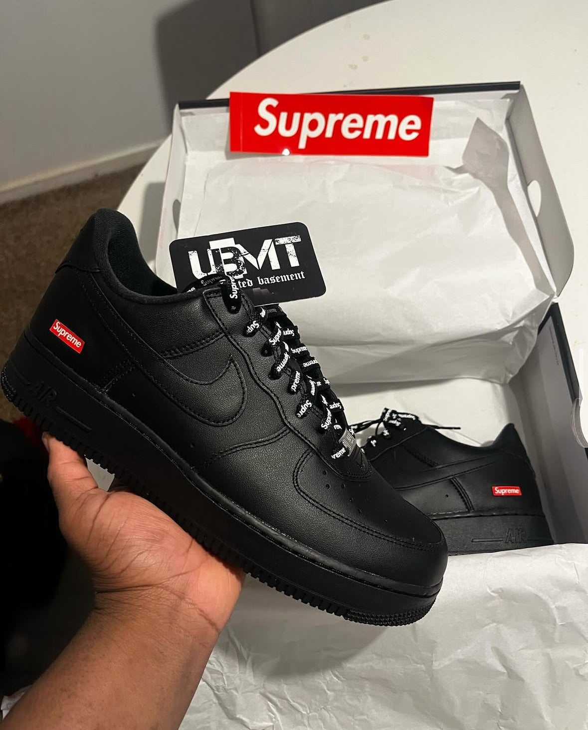 AIR FORCE 1 LOW SUPREME BLACK