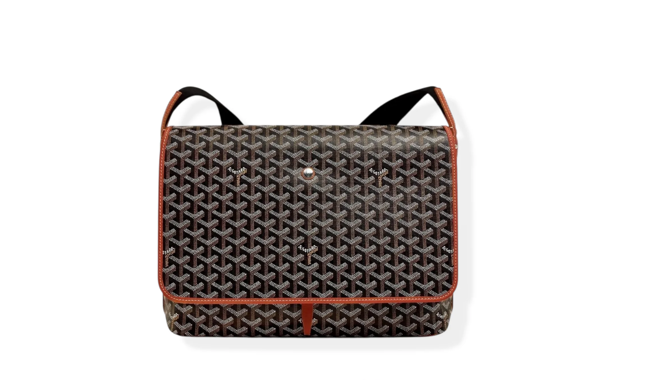 Goyard Capetien MM Messenger Bag Black Tan