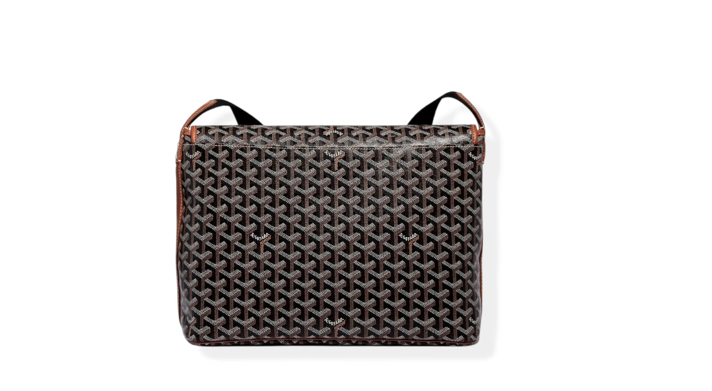 Goyard Capetien MM Messenger Bag Black Tan