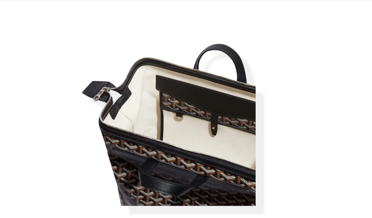 Goyard Black Cisalpin Backpack