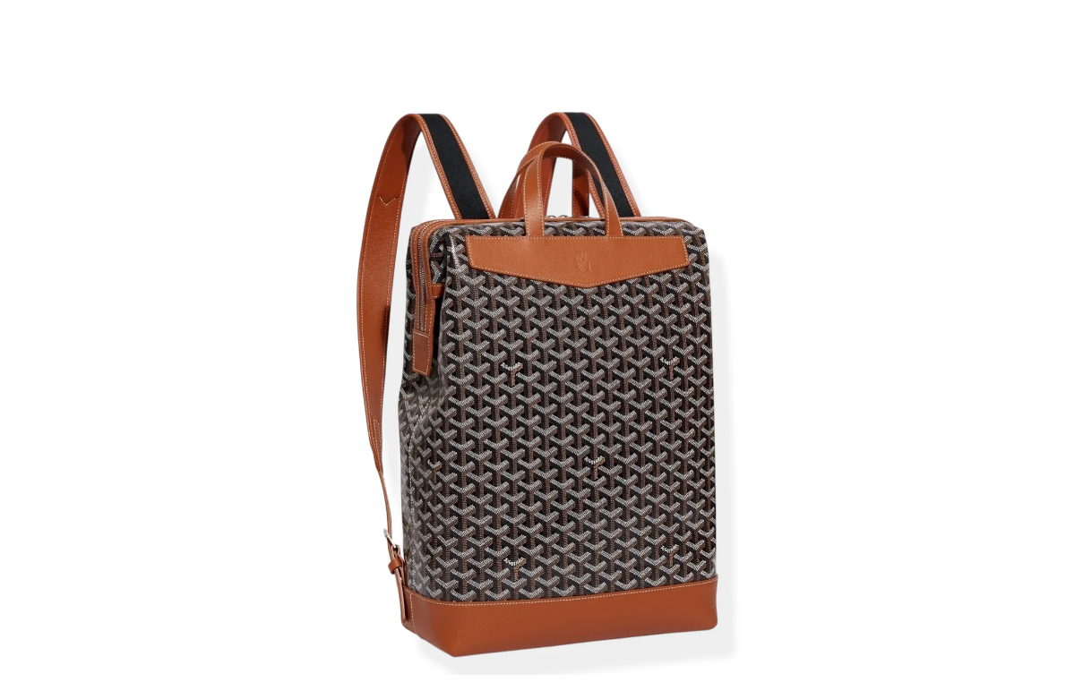 Goyard Black Tan Cisalpin Backpack