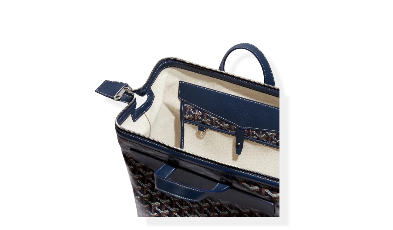 Goyard Navy Blue Cisalpin Backpack