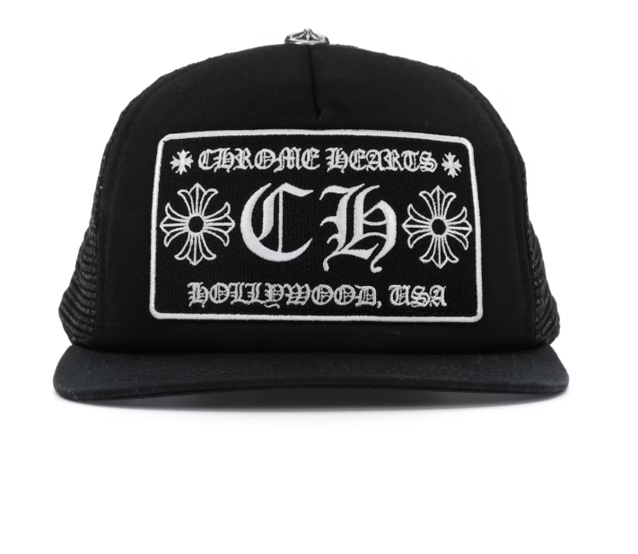 Chrome Hearts CH Hollywood Trucker Hat