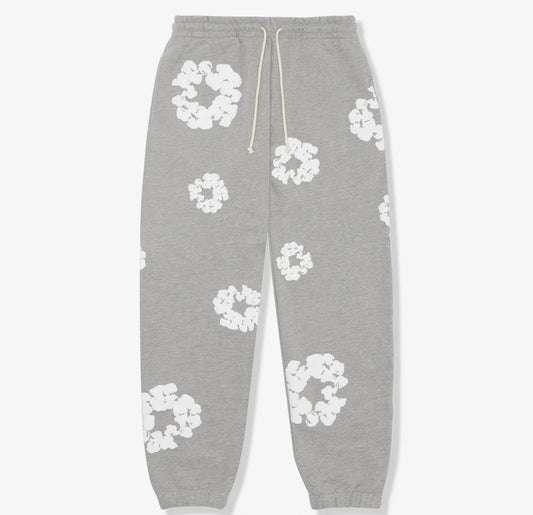 Denim Tears Cotton Wreath Sweatpants Grey