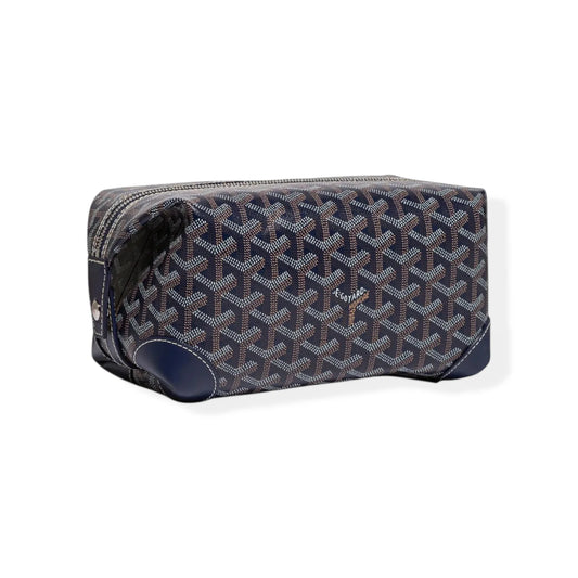 Goyard Bowling 25 Navy Toiletry Bag