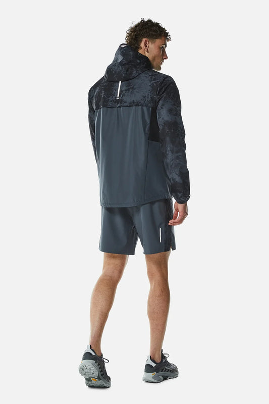 TRAILBERG TIE DYE IRON GREY SET - WINDBREAKER & SHORT