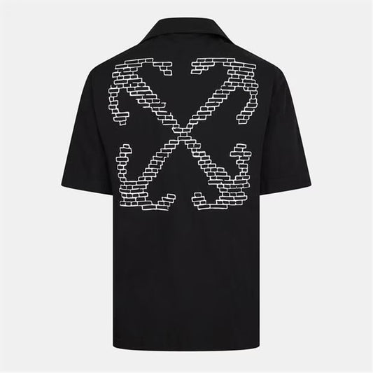 OFF WHITE Brick - Arrow Bowling Shirt