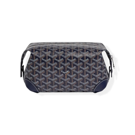 Goyard Bowling 25 Navy Toiletry Bag