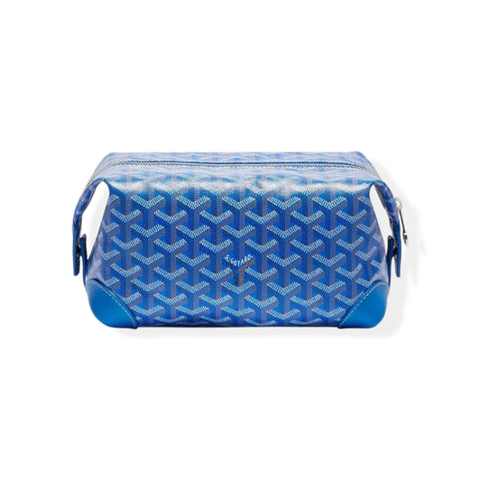 Goyard Bowling 25 Blue Toiletry Bag