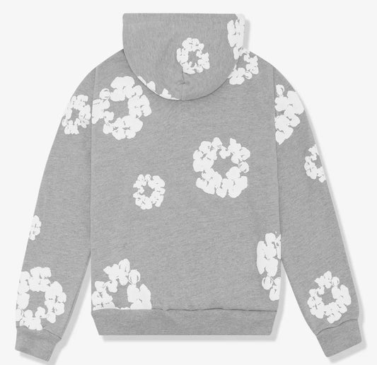 Denim Tears Cotton Wreath Hoodie Grey