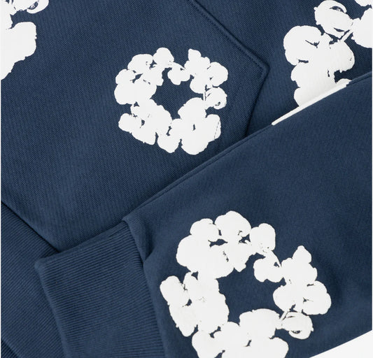 Denim Tears Cotton Wreath Sweatpants Navy