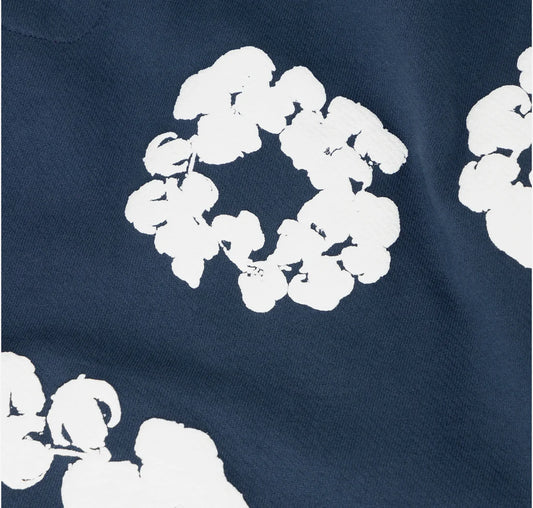 Denim Tears Cotton Wreath Sweatpants Navy
