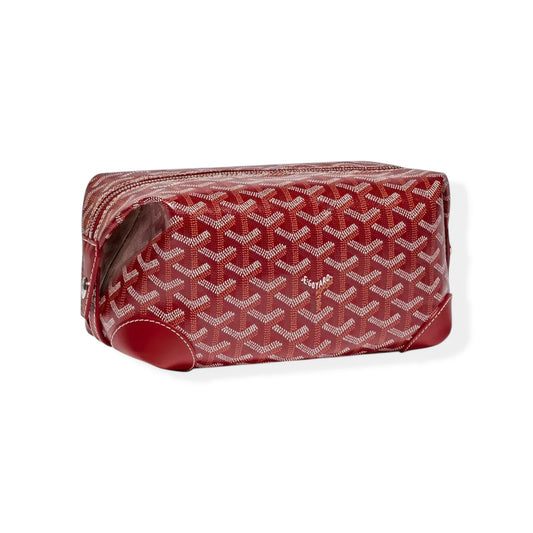 Goyard Bowling 25 Red Toiletry Bag