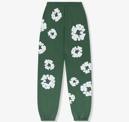 Denim Tears Cotton Wreath Sweatpants green