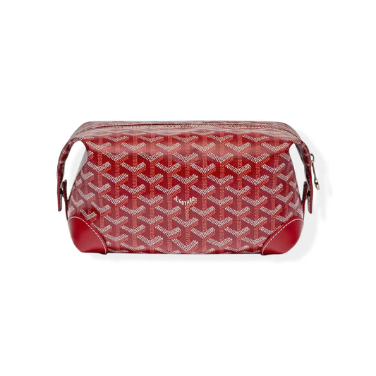 Goyard Bowling 25 Red Toiletry Bag