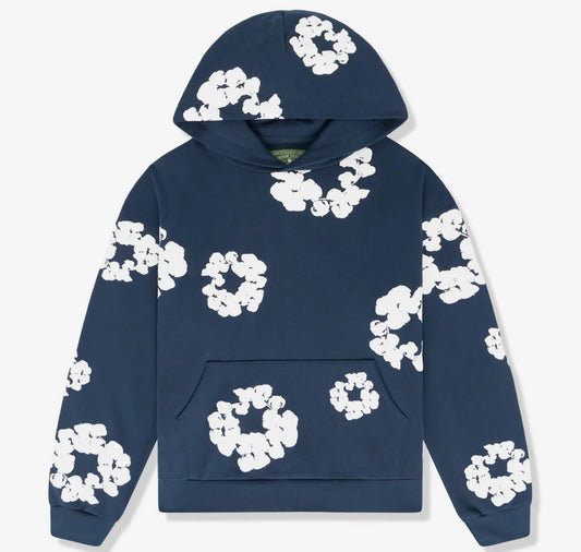 Denim Tears Cotton Wreath Sweatpants Navy