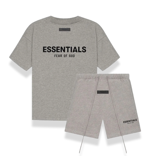 FOG Essentials Dark Oatmeal T-shirt + Shorts Set
