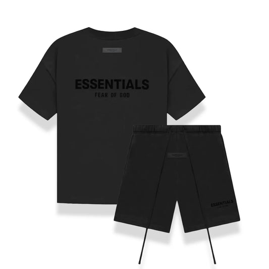FOG Essentials Black Limo T-shirt + Shorts Set