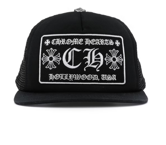 Chrome Hearts CH Hollywood Trucker Hat