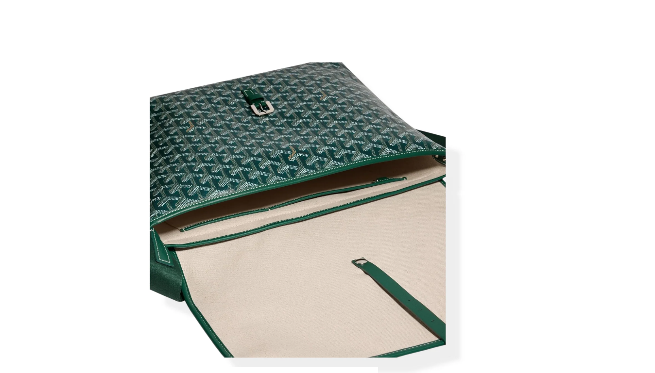 Goyard Capetien MM Messenger Bag Green