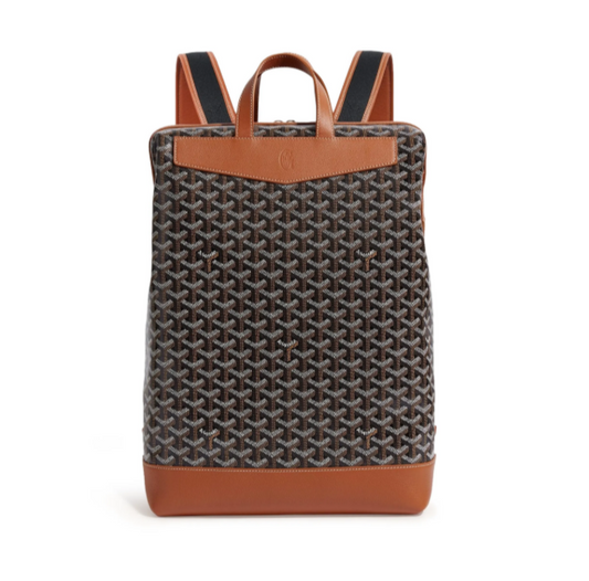 Goyard Black Tan Cisalpin Backpack