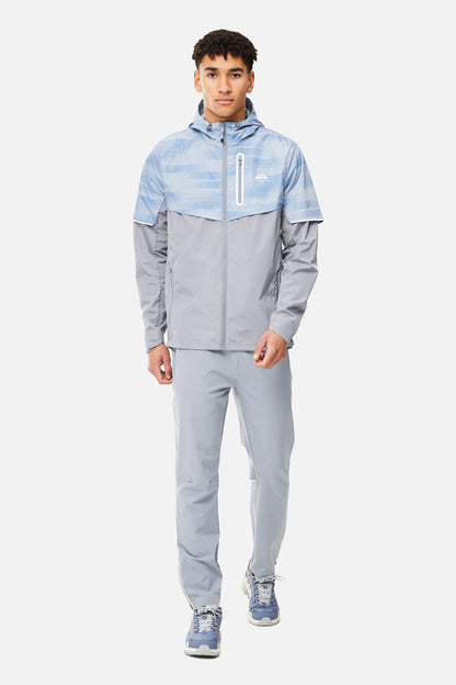TRAILBERG DIMENSION 2.0 BLUE FOG TRACKSUIT - WINDBREAKER & BOTTOMS