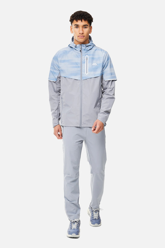 TRAILBERG DIMENSION 2.0 BLUE FOG TRACKSUIT - WINDBREAKER & BOTTOMS