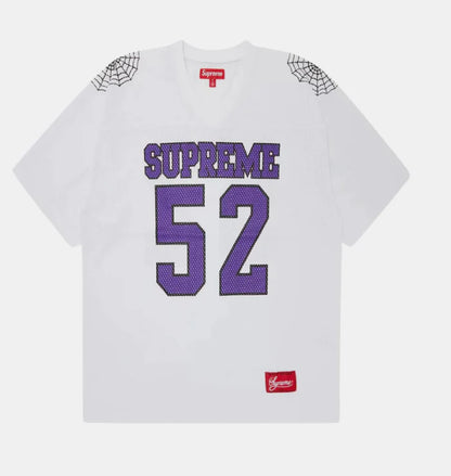 Supreme Spiderweb Football Jersey White