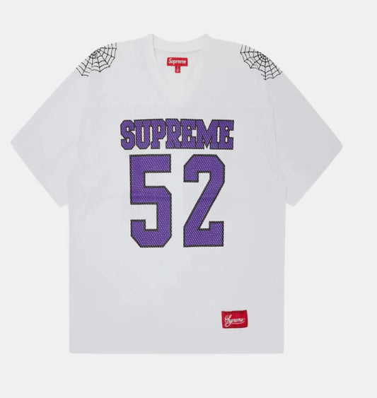 Supreme Spiderweb Football Jersey White