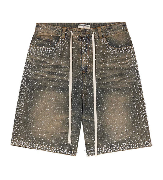 Vale Forever Rainstorm Jorts Mid Wash