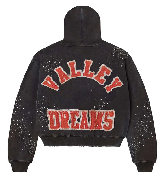 Vale Forever Pluto Cluster Zip Up Hoodie Black