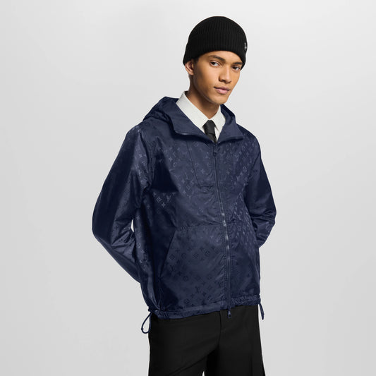 Louis Vuitton Monogram Reversible Navy Windbreaker