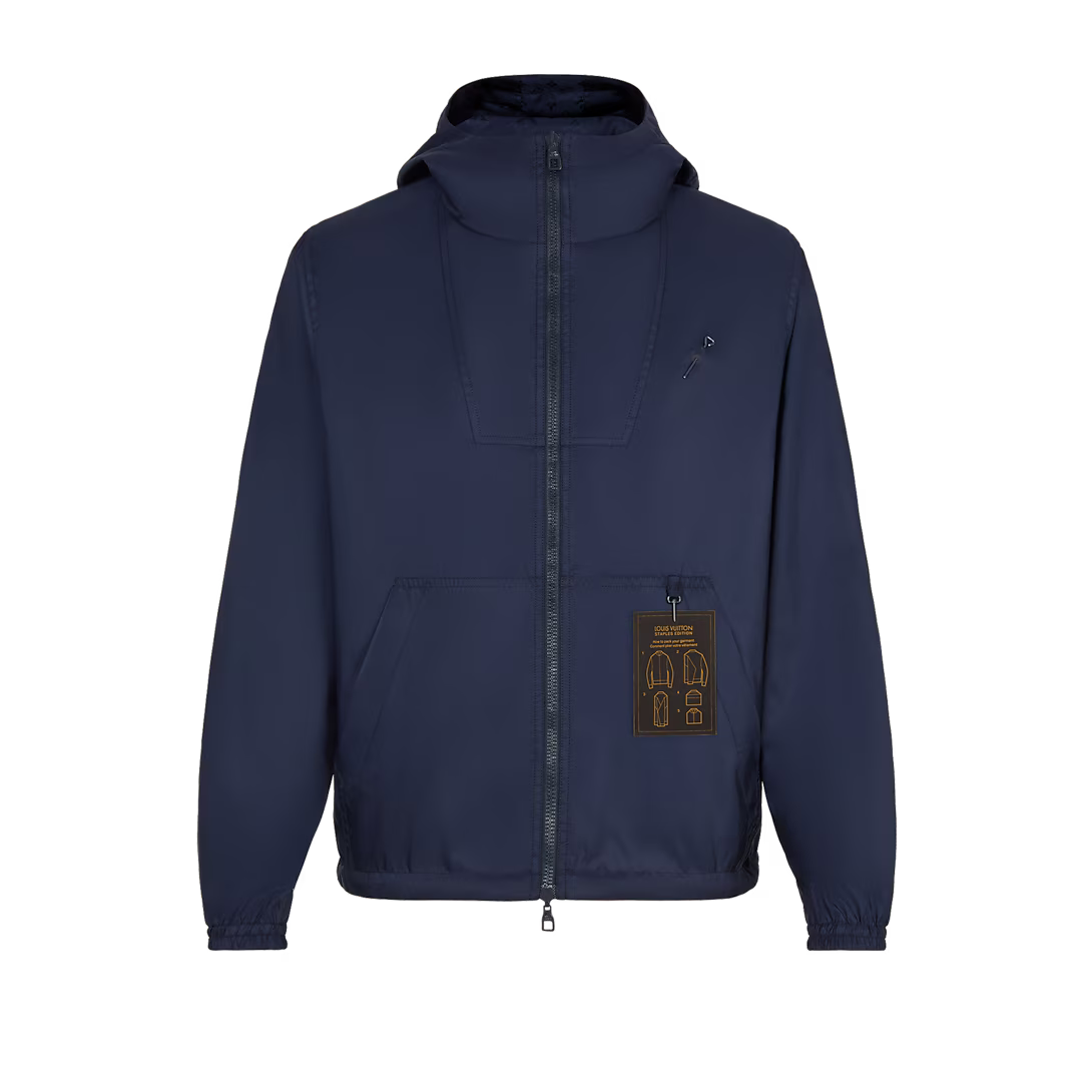 Louis Vuitton Monogram Reversible Navy Windbreaker